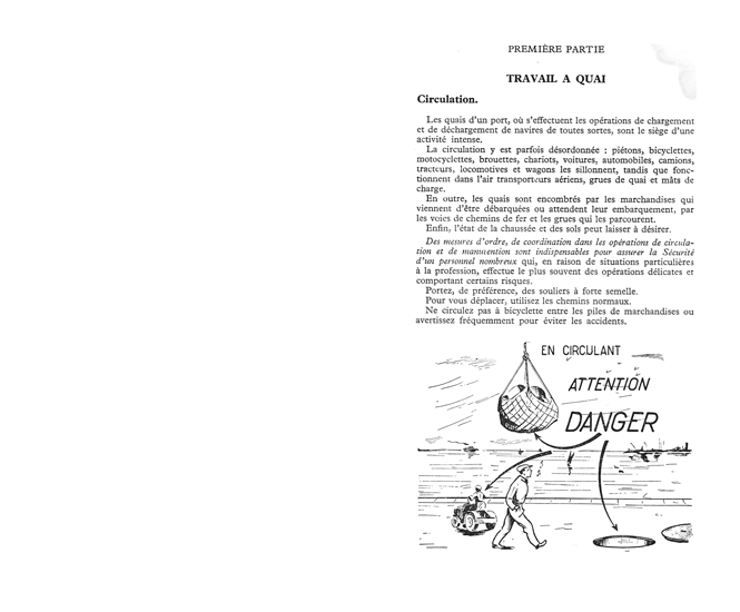 Livret Manutentions portuaires et fluviales - Sécurité chez les dockers et chez les mariniers