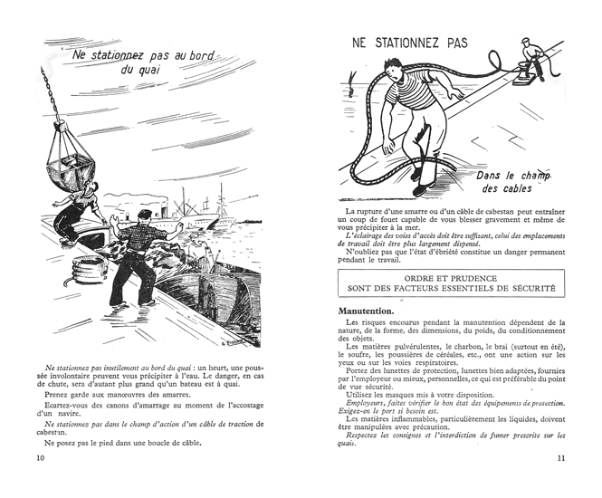 Livret Manutentions portuaires et fluviales - Sécurité chez les dockers et chez les mariniers