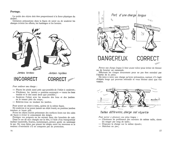 Livret Manutentions portuaires et fluviales - Sécurité chez les dockers et chez les mariniers
