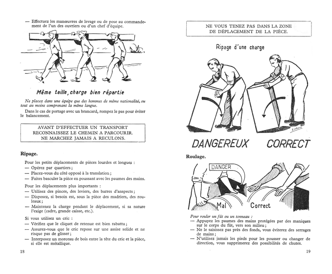 Livret Manutentions portuaires et fluviales - Sécurité chez les dockers et chez les mariniers