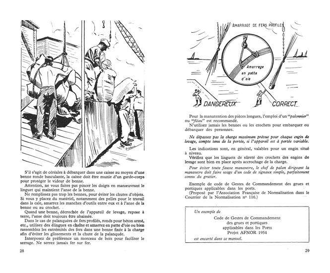 Livret Manutentions portuaires et fluviales - Sécurité chez les dockers et chez les mariniers