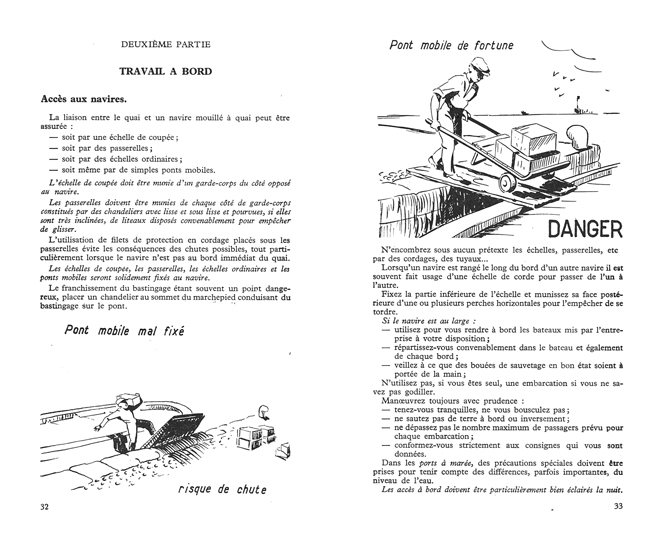 Livret Manutentions portuaires et fluviales - Sécurité chez les dockers et chez les mariniers