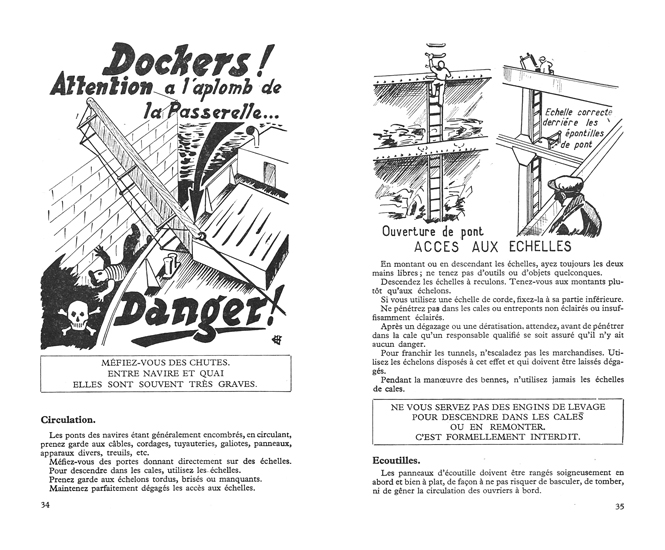 Livret Manutentions portuaires et fluviales - Sécurité chez les dockers et chez les mariniers