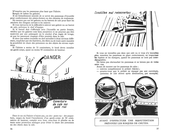 Livret Manutentions portuaires et fluviales - Sécurité chez les dockers et chez les mariniers