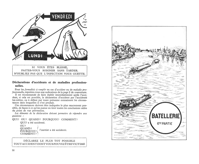 Livret Manutentions portuaires et fluviales - Sécurité chez les dockers et chez les mariniers