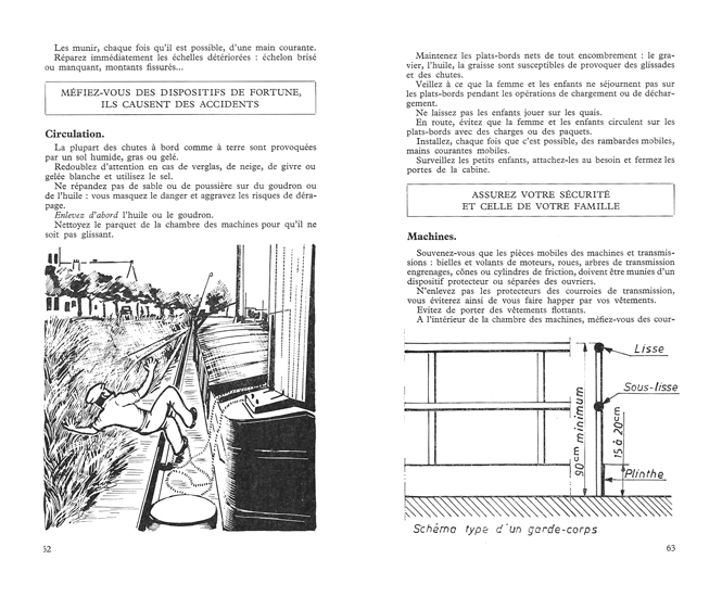 Livret Manutentions portuaires et fluviales - Sécurité chez les dockers et chez les mariniers