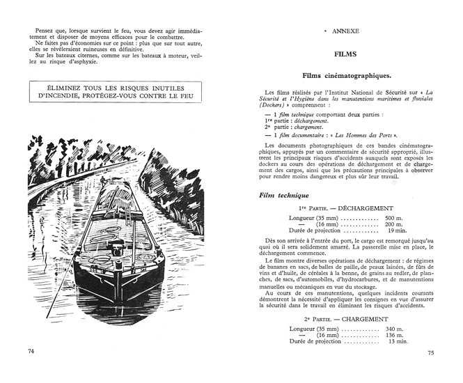Livret Manutentions portuaires et fluviales - Sécurité chez les dockers et chez les mariniers
